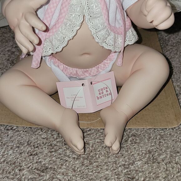 Ashton Drake Galleries "Cute As A Button" Porcelain Doll Titus Tomescu 1993 Vtg - Picture 14 of 16